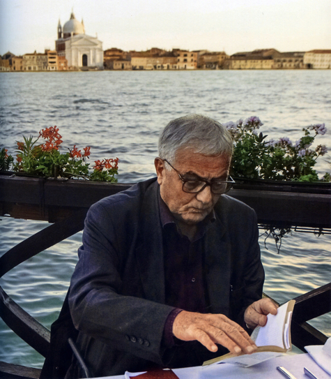 Philippe Sollers  Venise photo Sophie Zhang